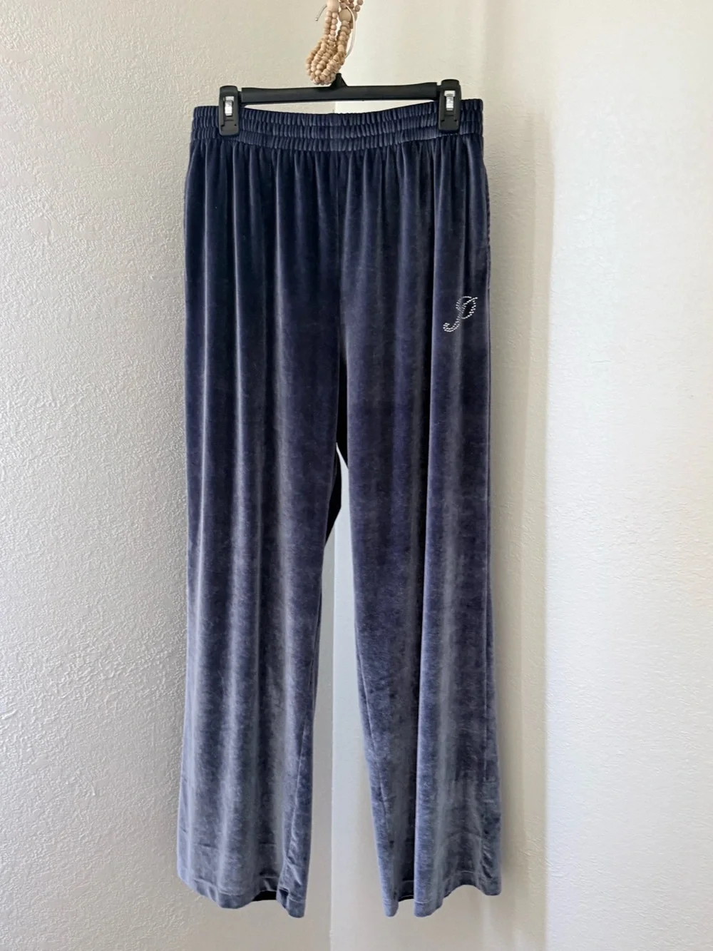 Purple Velour PINK Victoria’s Secret Wide Leg Pants